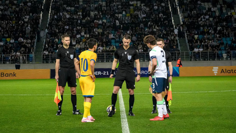 Казахстан U-21 уступил Ирландии в концовке матча